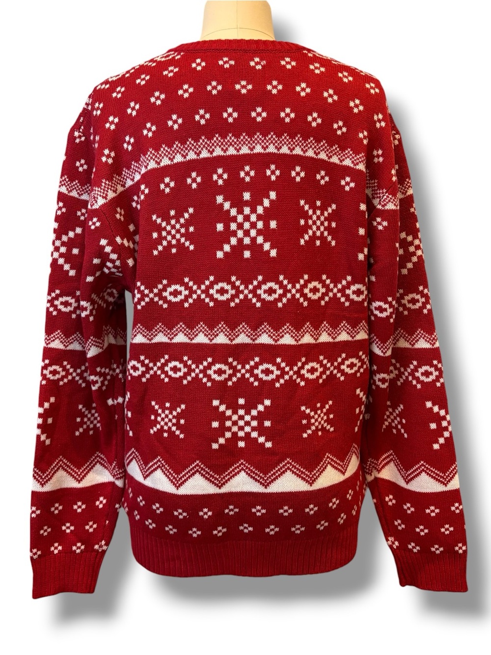 Ugly Christmas Sweater Rudolph and Snowflakes Women’s M - Picture 9 of 11